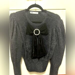 Zara bow sweater